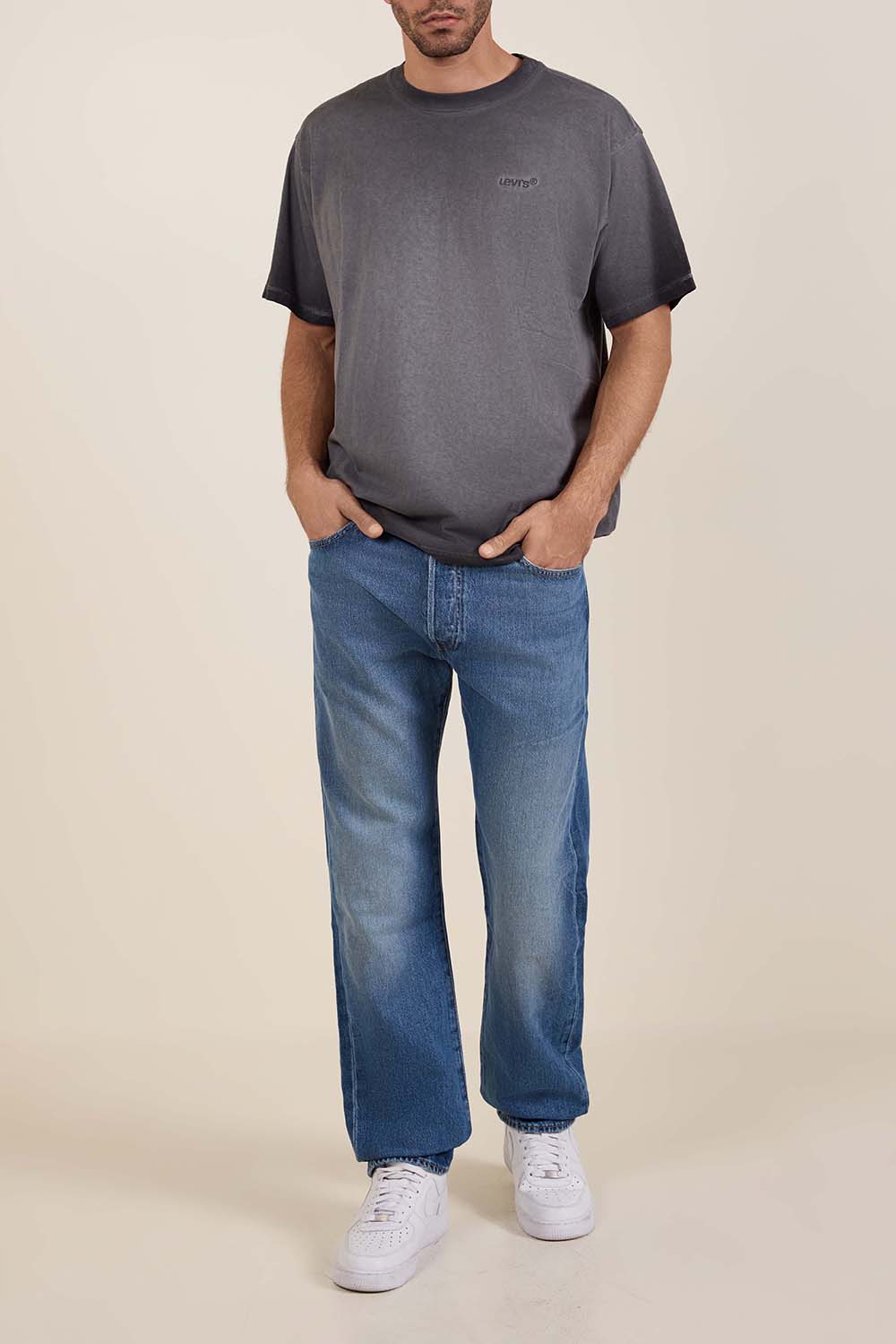 מכנסי ג'ינס 501 בגזרה ישרה